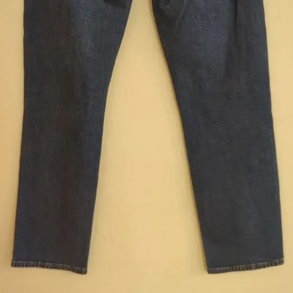 Madewell Cruiser Straight High Waist Denim Jean Ankle Crop Capri - Size 26 - Picture 8 of 12